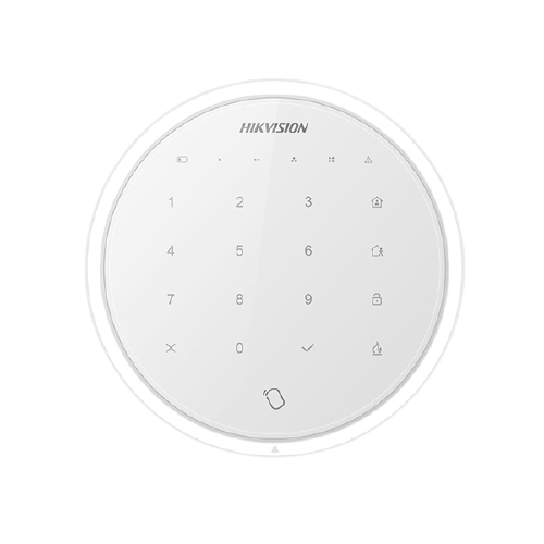 [DS-PKA-WLM-868-B] Clavier radio tactile Blanc avec lecteur Badge RFID - Compatible AX HUB- Ancienne génération